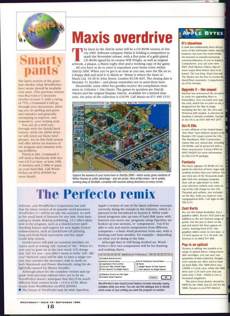 MacFormat 16 Sep. 94 1600x1200 72dpi — page 18