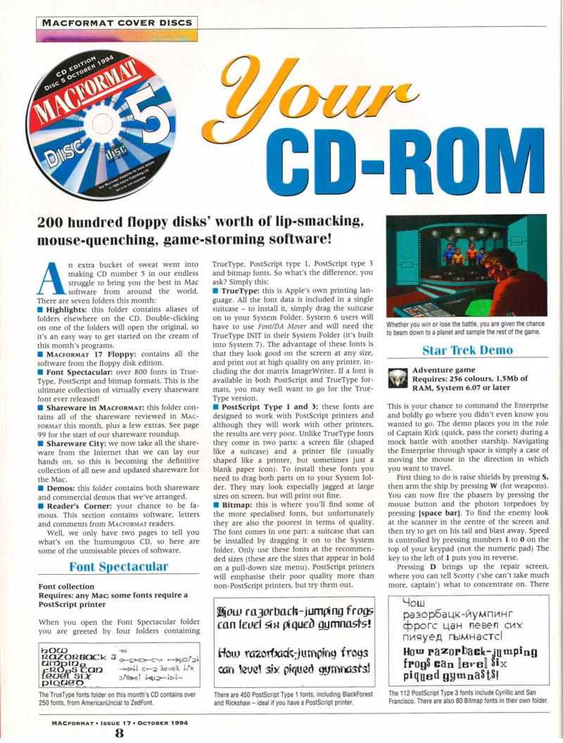 MacFormat 17 Oct. 94 1600x1200 72dpi — page 8