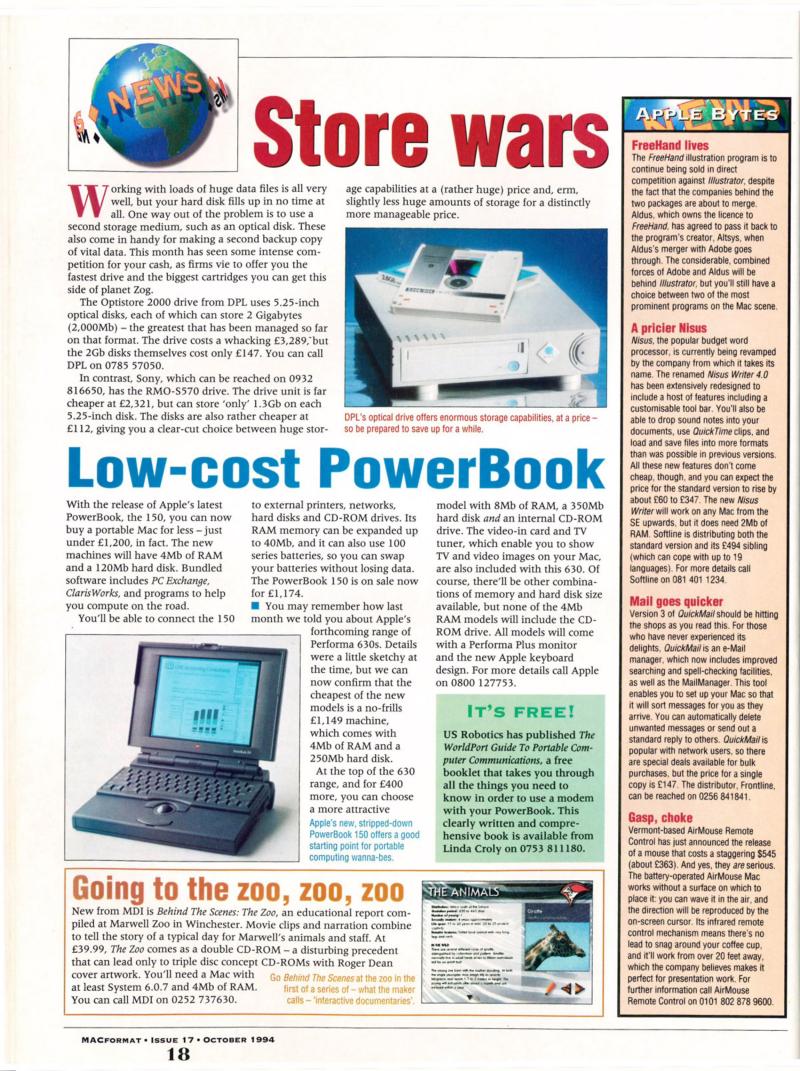 MacFormat 17 Oct. 94 1600x1200 72dpi — page 18