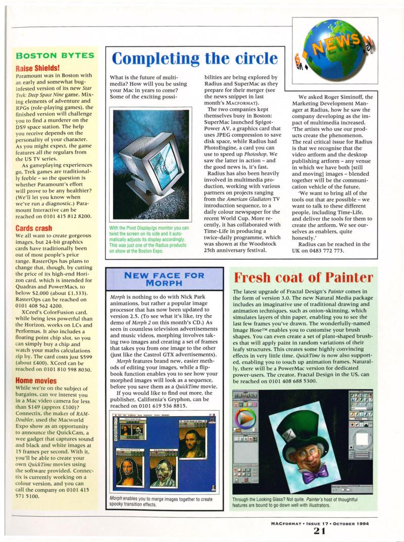 MacFormat 17 Oct. 94 1600x1200 72dpi — page 21