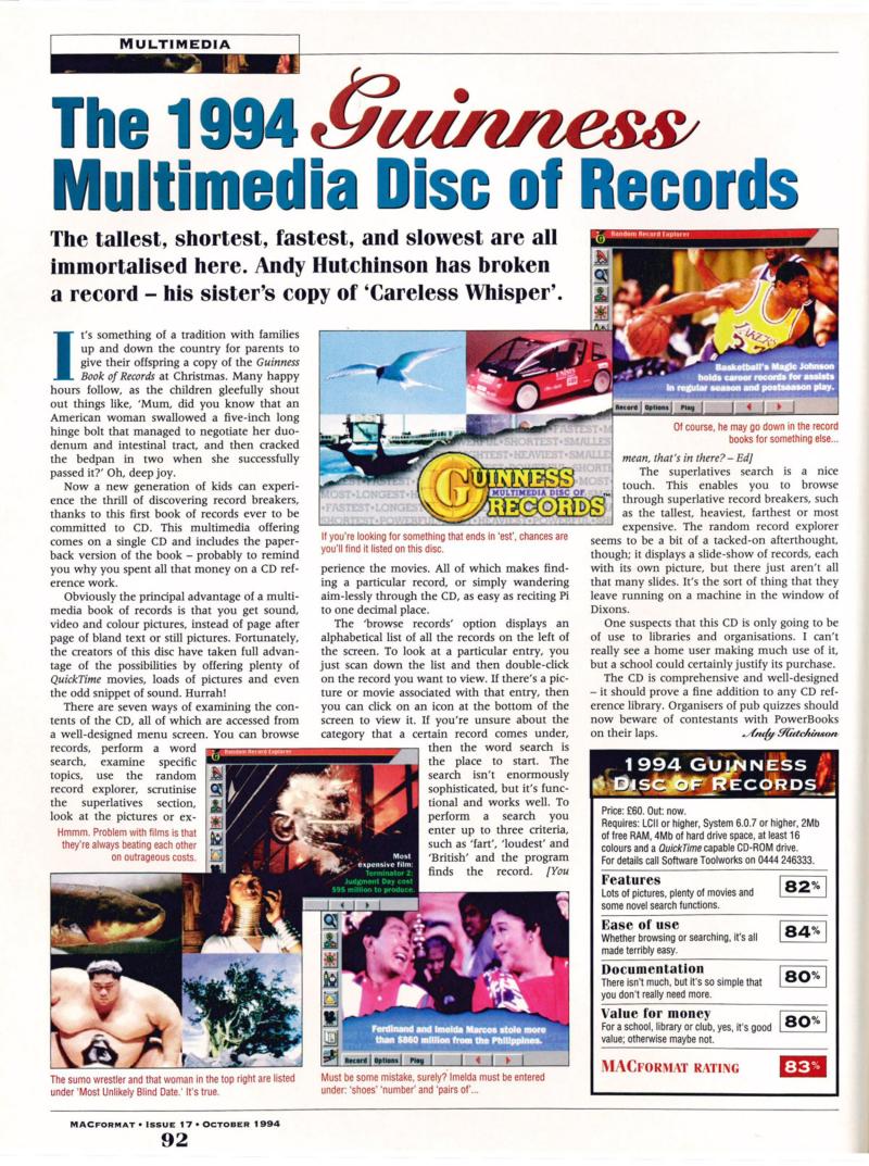MacFormat 17 Oct. 94 1600x1200 72dpi — page 92
