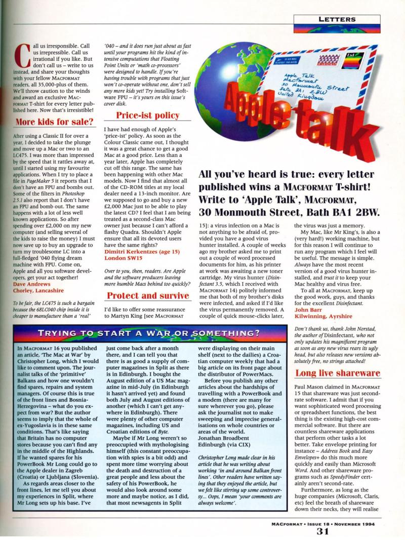 MacFormat 18 Nov. 94 1600x1200 72dpi — page 31