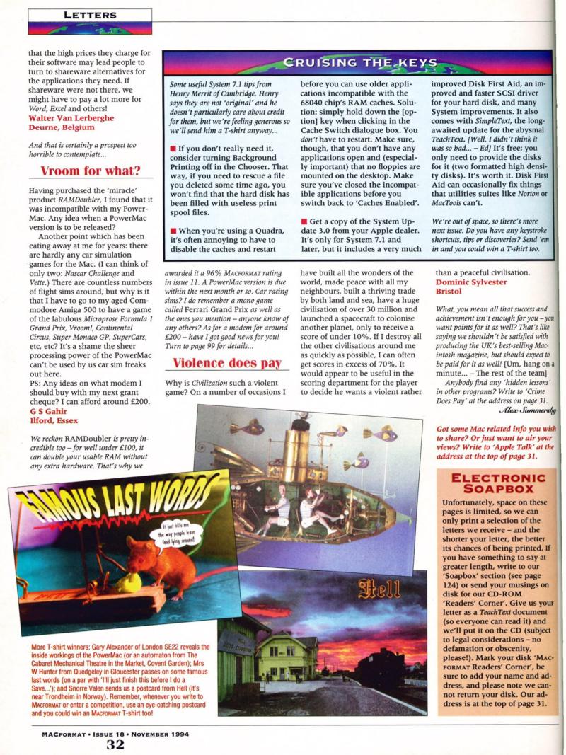MacFormat 18 Nov. 94 1600x1200 72dpi — page 32
