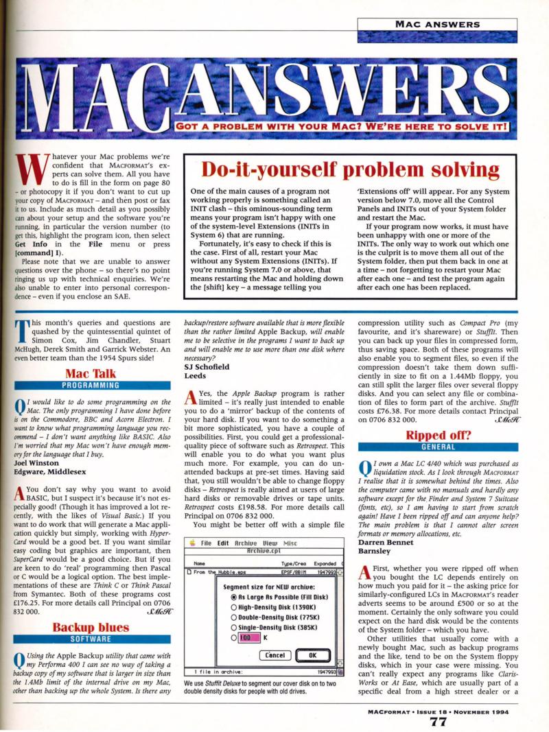 MacFormat 18 Nov. 94 1600x1200 72dpi — page 77