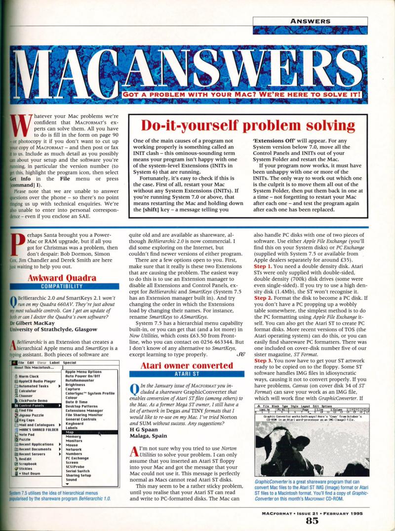 MacFormat 21 Feb. 95 1614x1200 72dpi — page 85