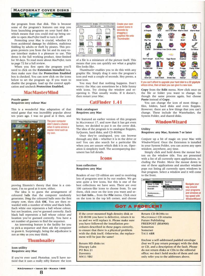 MacFormat 22 Mar. 95 1614x1200 72dpi — page 8