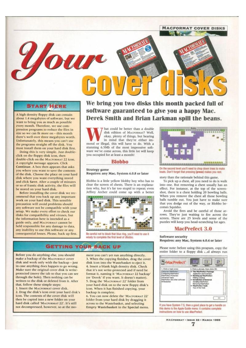 MacFormat 22 March 95 — page 7