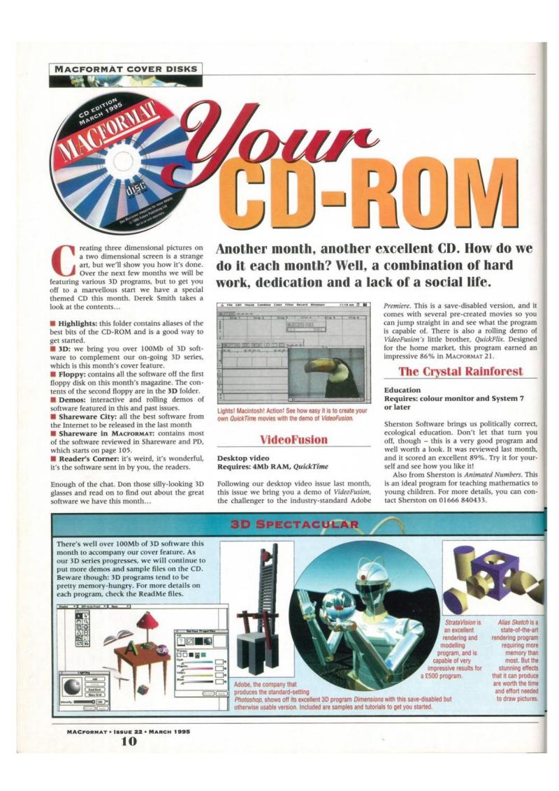 MacFormat 22 March 95 — page 10