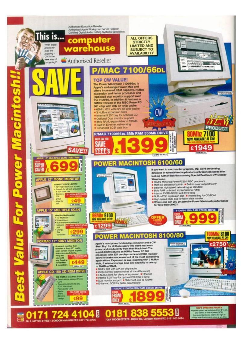 MacFormat 22 March 95 — page 12