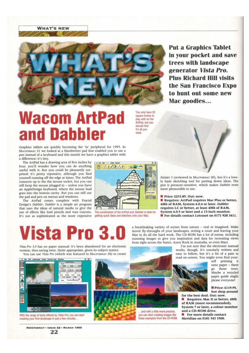 MacFormat 22 March 95 — page 22