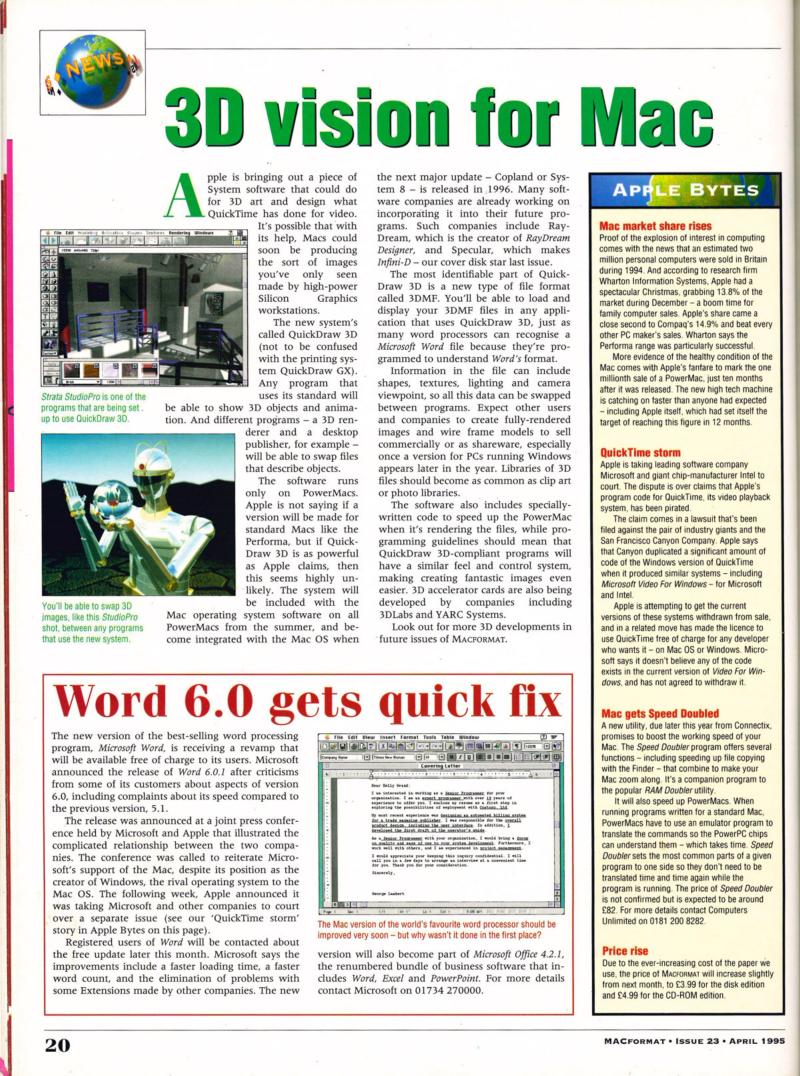 MacFormat 23 Apr. 95 1614x1200 72dpi — page 20