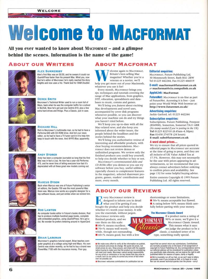 MacFormat 25 Jun. 95 1614x1200 — page 6