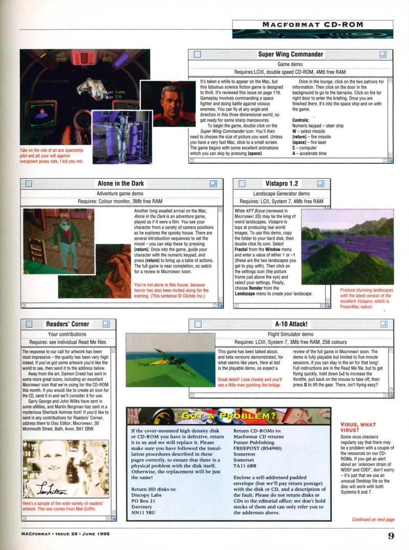 MacFormat 25 Jun. 95 1614x1200 — page 9