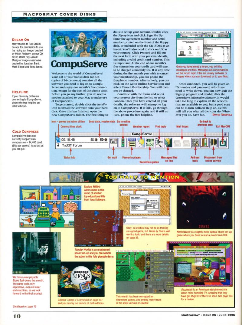 MacFormat 25 Jun. 95 1614x1200 — page 10