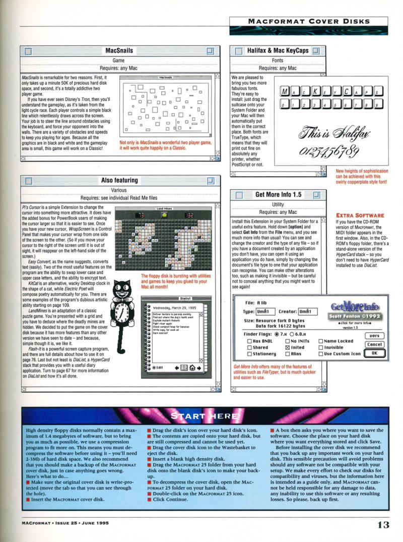MacFormat 25 Jun. 95 1614x1200 — page 13