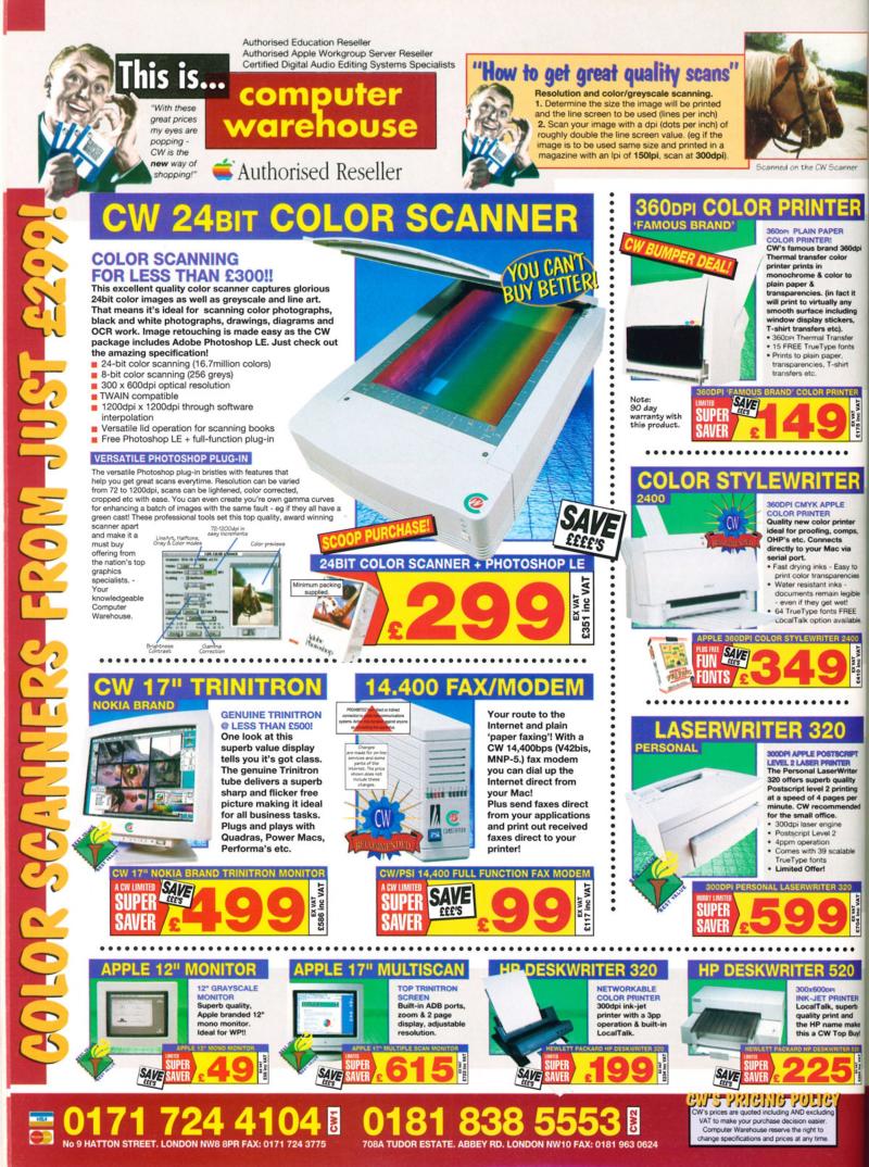 MacFormat 25 Jun. 95 1614x1200 — page 16