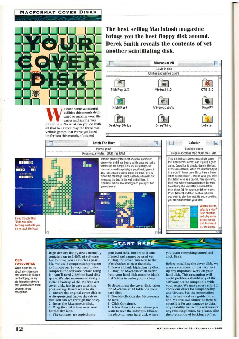 MacFormat 28 Sep. 1995 v2 — page 12