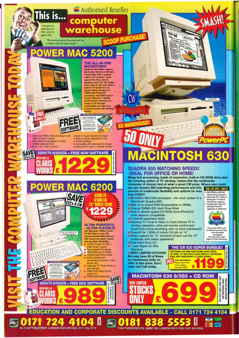MacFormat 28 Sep. 1995 v2 — page 16