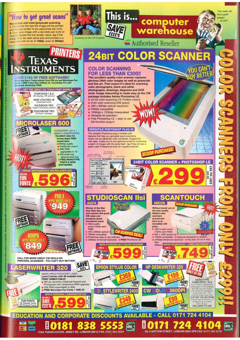 MacFormat 28 Sep. 1995 v2 — page 19