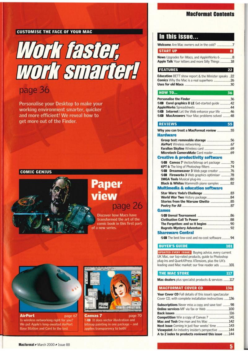 MacFormat 88 Mar. 00 0 — page 5