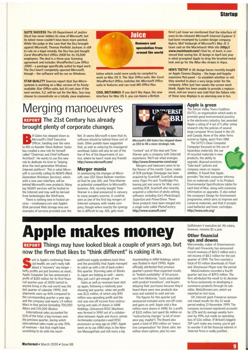 MacFormat 88 Mar. 00 0 — page 9