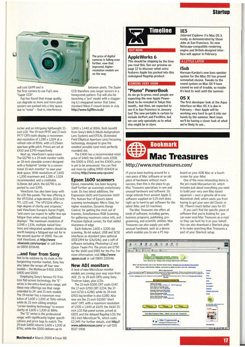 MacFormat 88 Mar. 00 0 — page 17