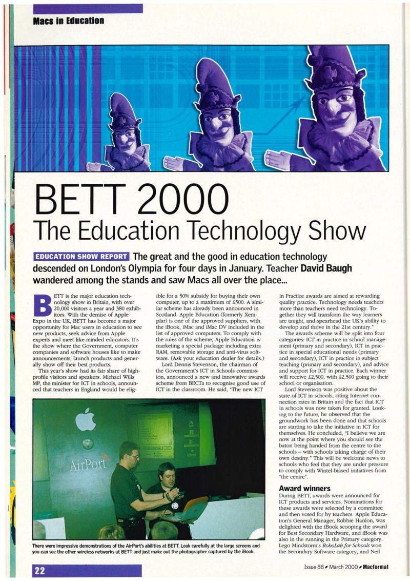MacFormat 88 Mar. 00 0 — page 22