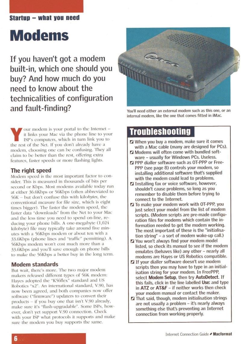 MacFormat Internet Connection Guide — page 6