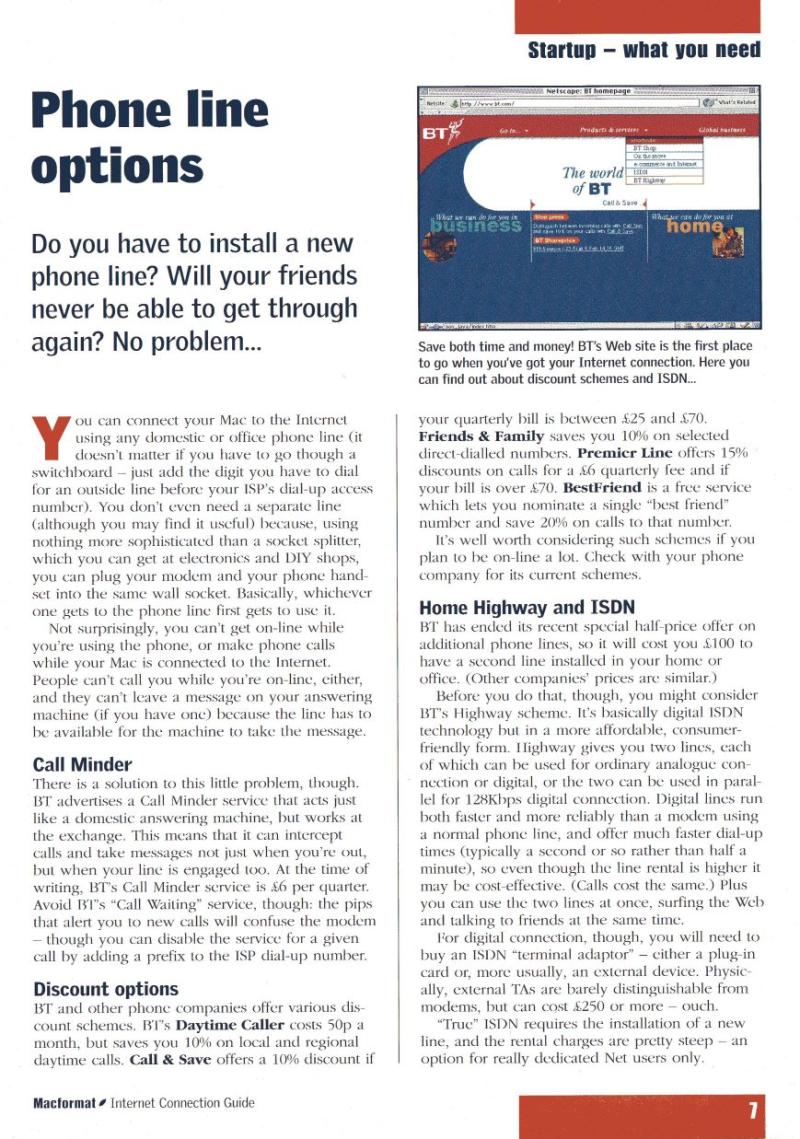 MacFormat Internet Connection Guide — page 7