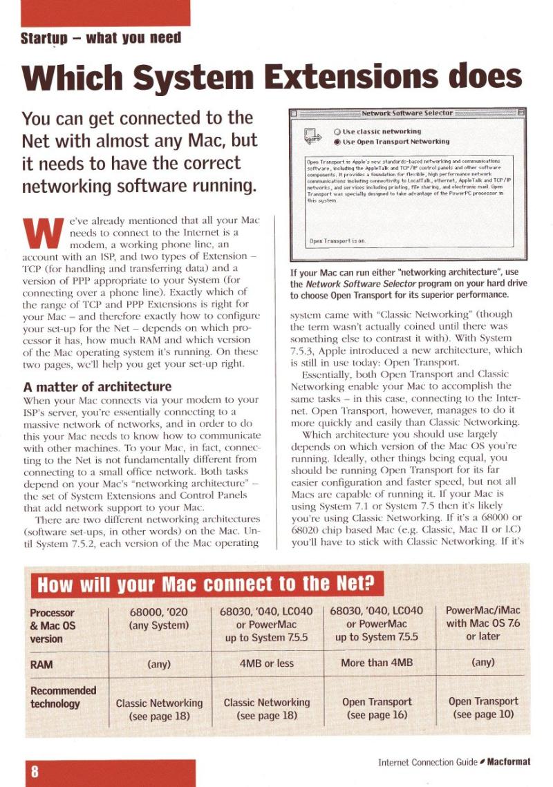 MacFormat Internet Connection Guide — page 8