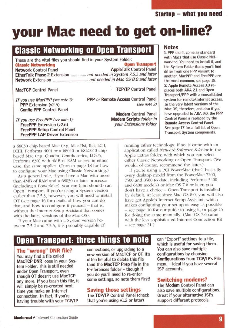 MacFormat Internet Connection Guide — page 9