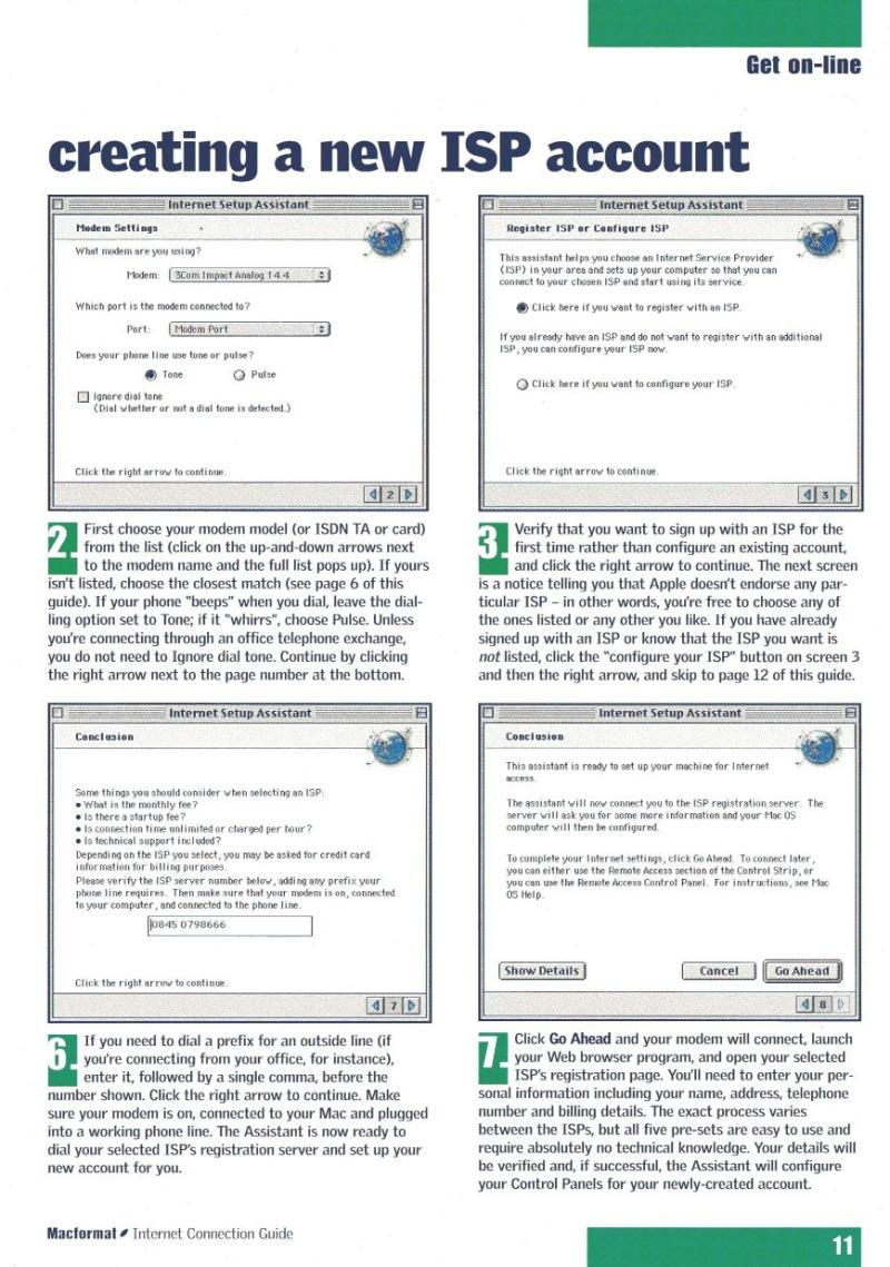 MacFormat Internet Connection Guide — page 11