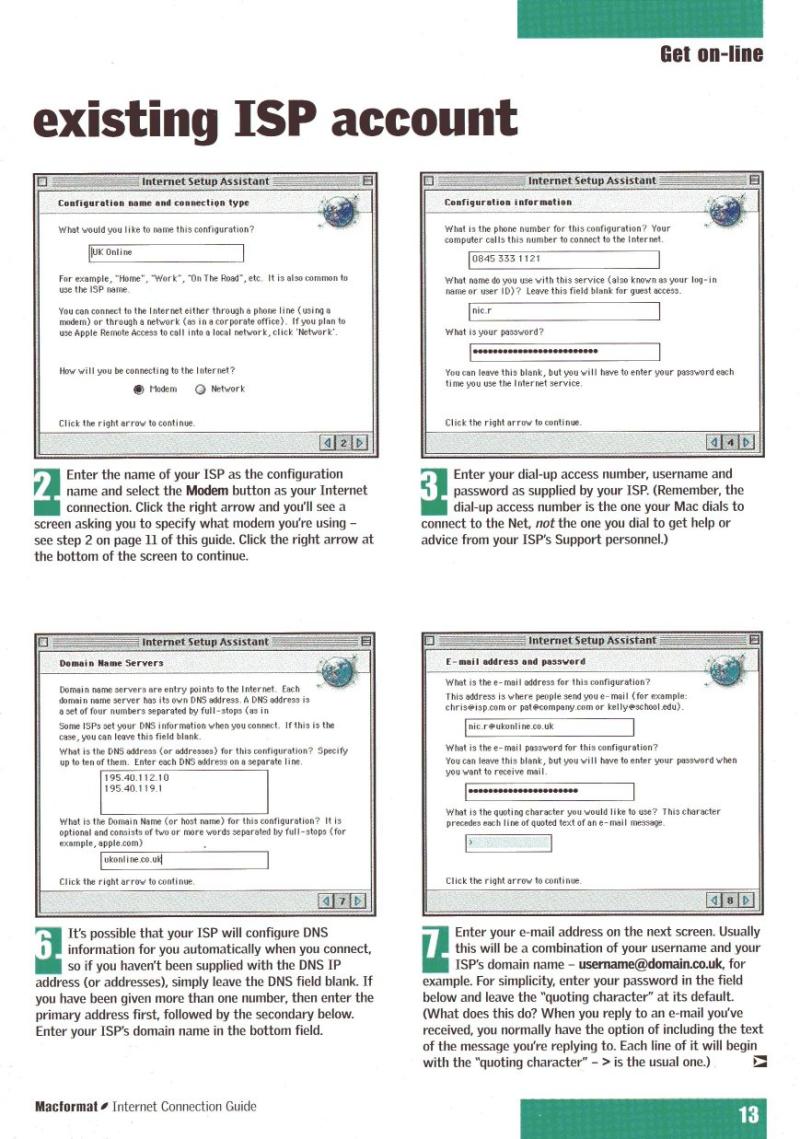 MacFormat Internet Connection Guide — page 13