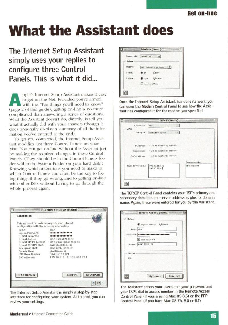 MacFormat Internet Connection Guide — page 15