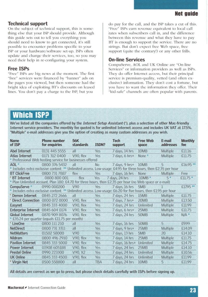 MacFormat Internet Connection Guide — page 23