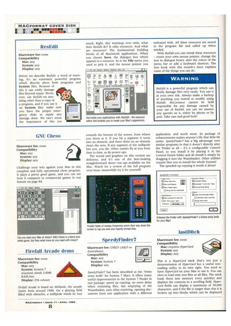MacFormat issue 11 — page 8