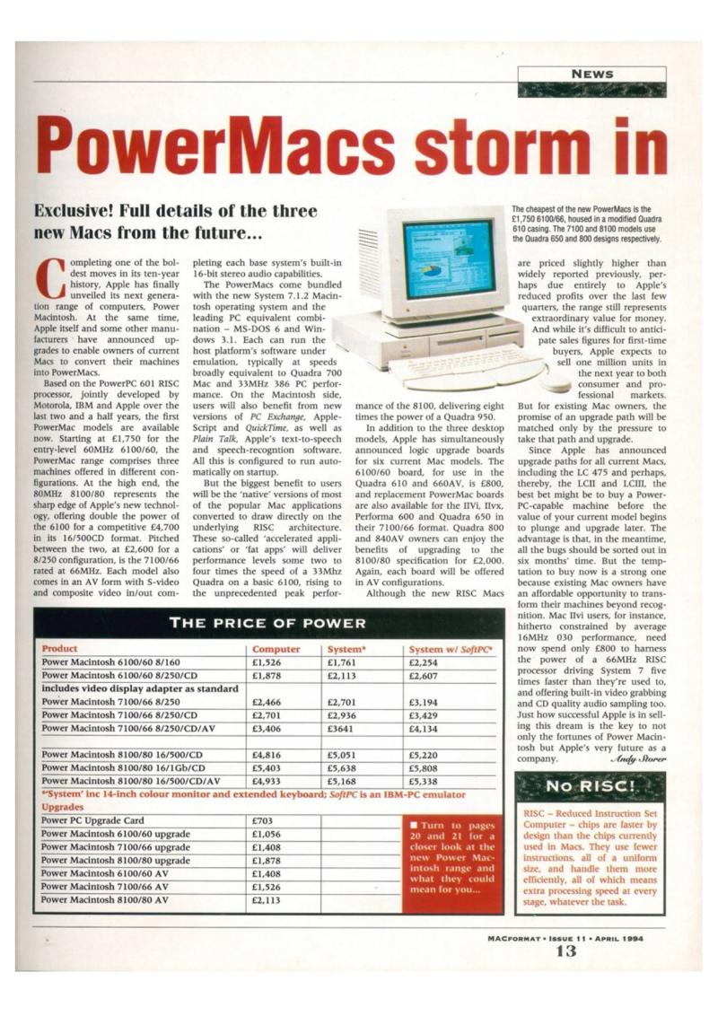 MacFormat issue 11 — page 13