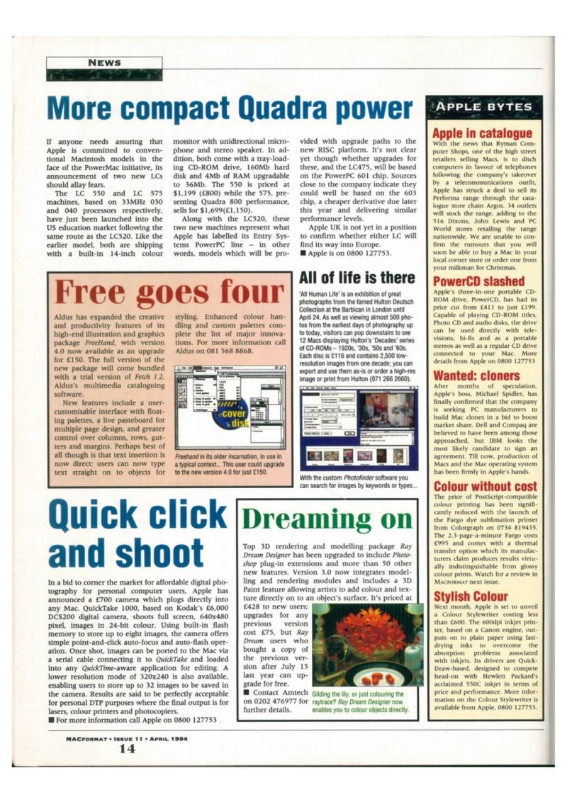 MacFormat issue 11 — page 14