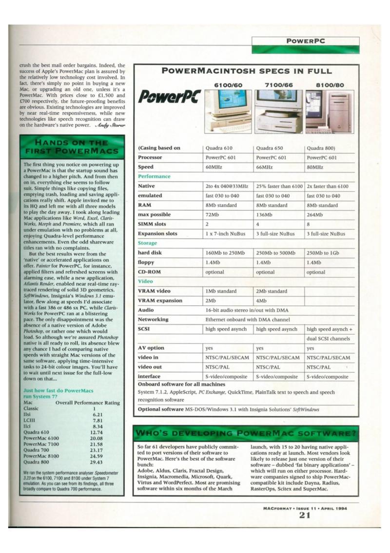 MacFormat issue 11 — page 21