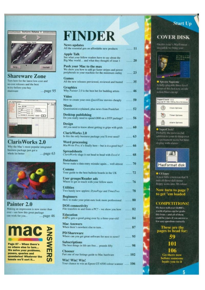 MacFormat issue 2 — page 5