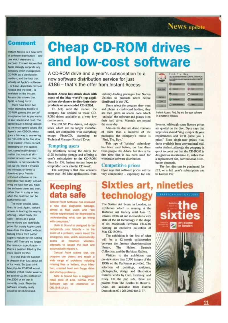 MacFormat issue 2 — page 11