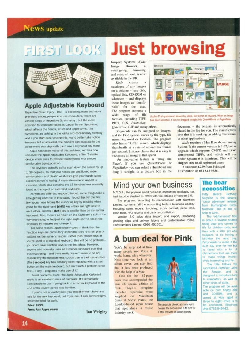 MacFormat issue 2 — page 14
