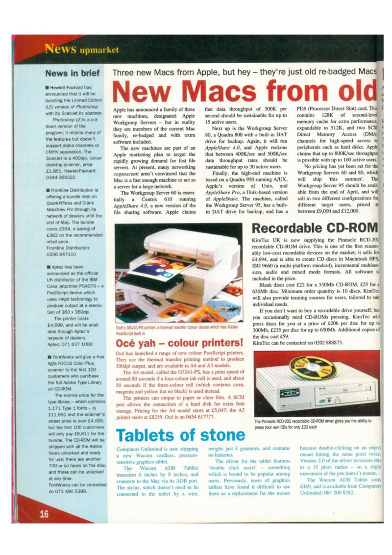 MacFormat issue 2 — page 16