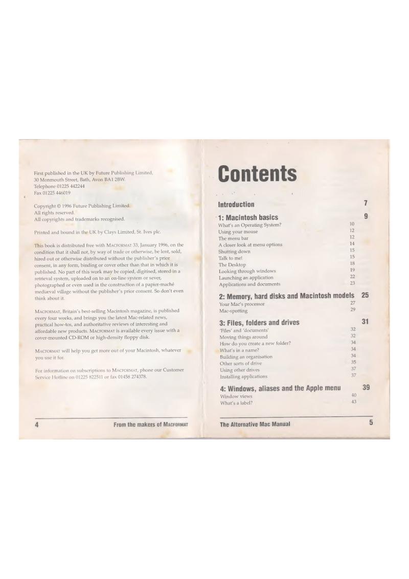 MacFormat The Alt Mac Manual — page 3