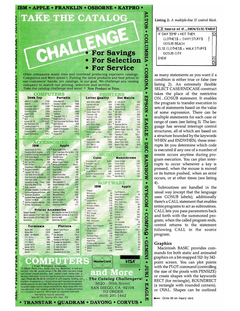 Macintosh BASIC BYTE April 1984 — page 6