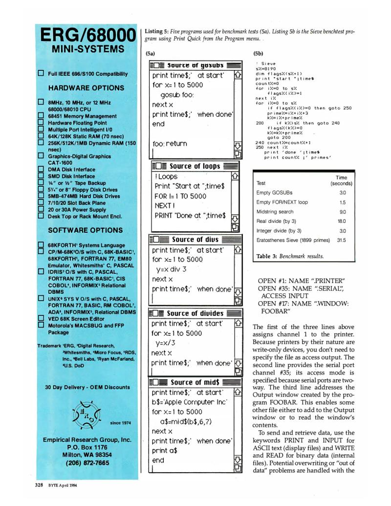 Macintosh BASIC BYTE April 1984 — page 9