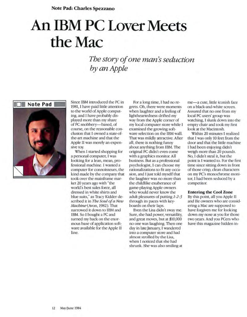 MacWorld 8405 May June 1984 — page 14