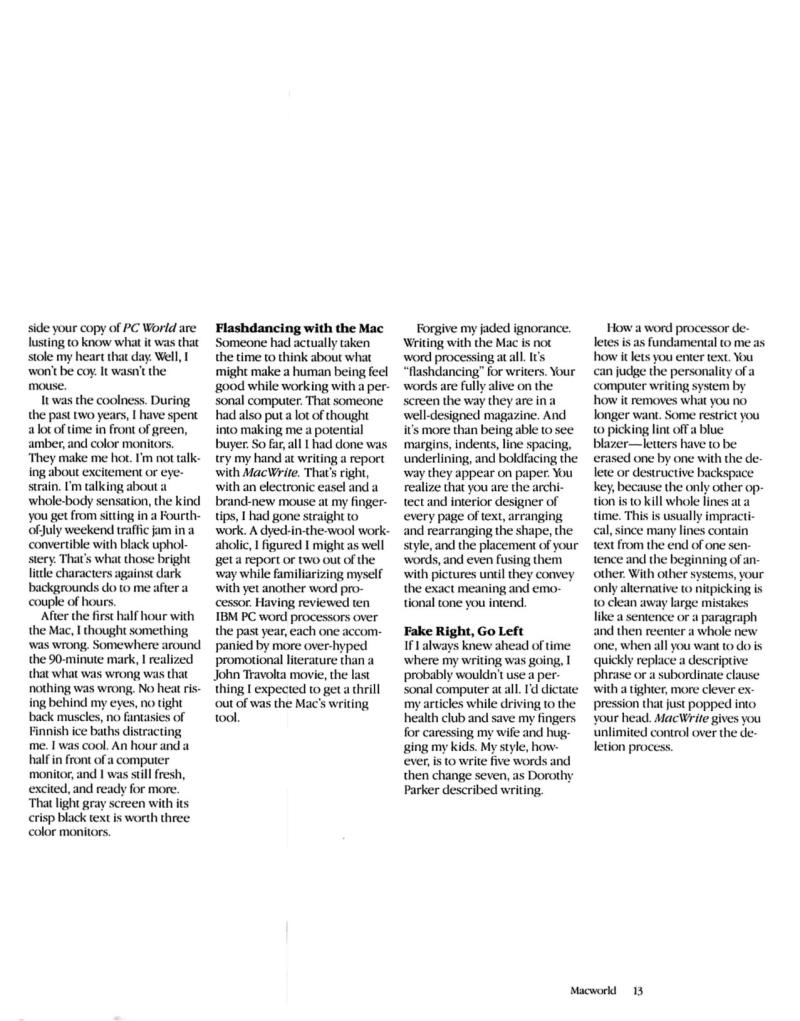 MacWorld 8405 May June 1984 — page 15