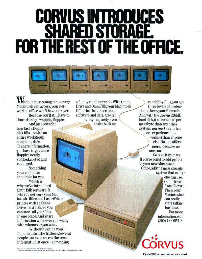 MacWorld 8510 October 1985 — page 14