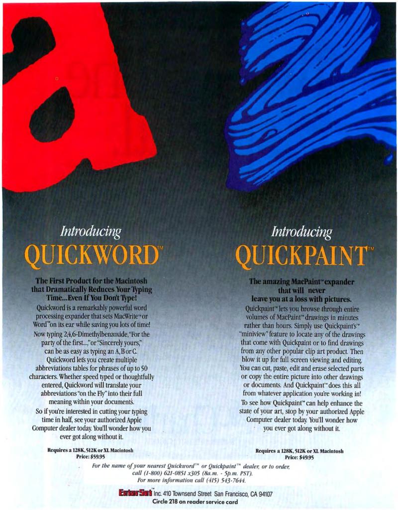 MacWorld 8510 October 1985 — page 28